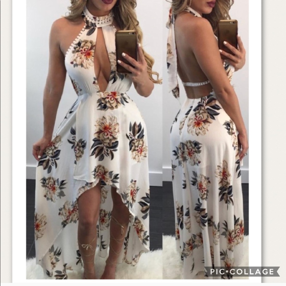 Spring floral maxi